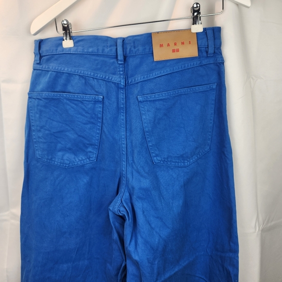 Marni x Uniqlo bright blue jeans size 28 in EUC - Picture 7 of 11